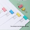 Colorful Metal Binder Clips, Strong Grip Office Stationery/Folders