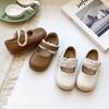 Baby Girls Mary Janes for Party Wedding Soft Toddlers Kids Leather Shoes with Lace Princess Sweet Children Flats 2025 Spring New