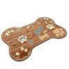 Eco-Friendly Quick-Dry Pet Placemat Easy Clean Waterproof Feeding Mat Absorbent Material Cartoon Pet Mat Indoor