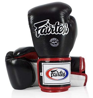 Fairtex Genuine Leather Boxing Gloves BGV5 Black 12oz
