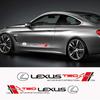SDPE3 Sport Decals Car Door Decoration Stickers Accessories For Lexus F SPORT GS GX IS LS LX CT LC RC LBX NX RX 350h 450h ES UX 300e