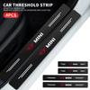 TVHW5 4Pcs Car Door Sill Protector Carbon Fiber Pattern Threshold Stickers For Mini Cooper R50 R53 R60 F55 F56 R56 R55 R60 F55