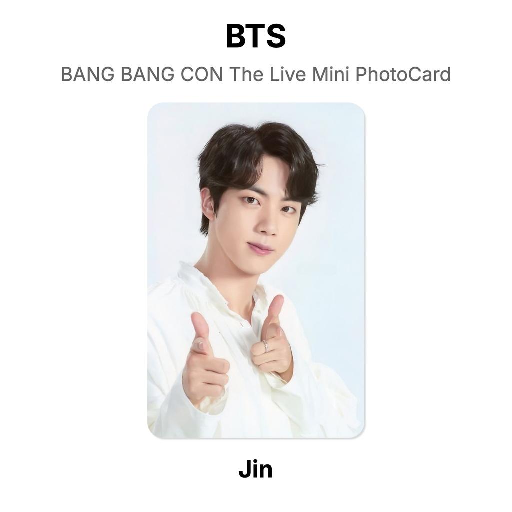 BTS BANG BANG CON The Live Mini PhotoCard Official Photocard
