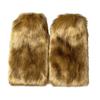 1 Pair Women Boot Cuffs Imitation Wolf Hair Plush Leg Warmers Stage Performances Halloween Christmas Costumes Outfit Accessories