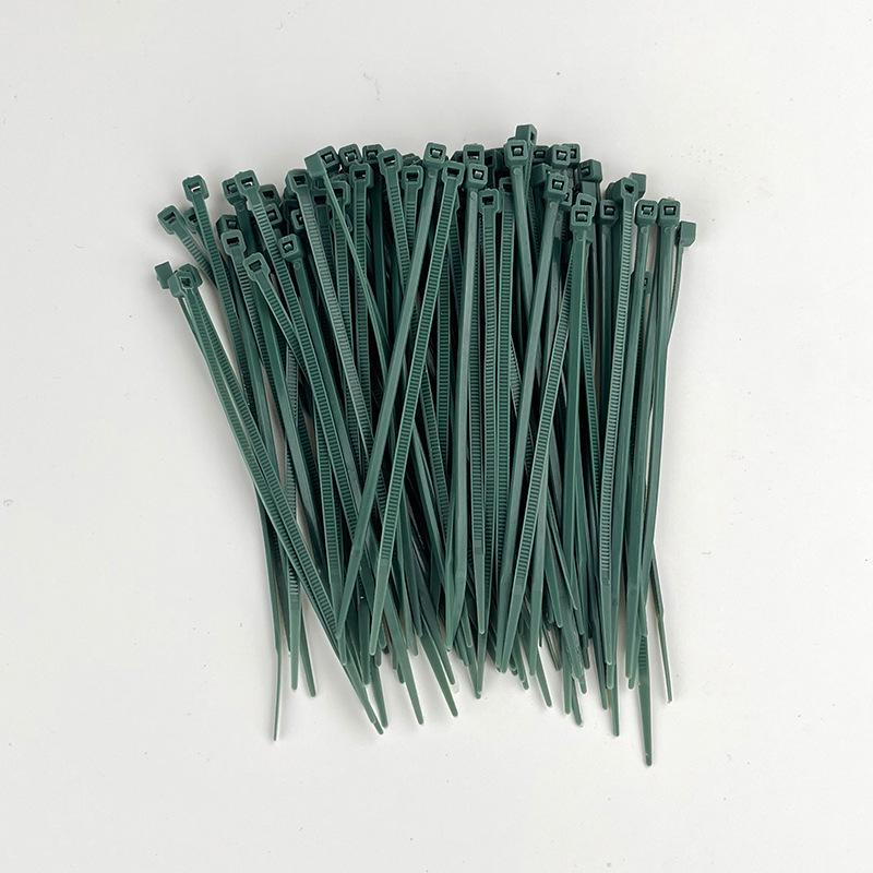 Multi-Color Nylon Zip Ties - 2x100 Pack, Small 2.4mm Wide In Blue, Red, Yellow, Green, Orange, Black, White & Pink