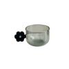 Pure Handcrafted Flower-shaped Glass Cup Colored Master Coffee Mug Heat-resistant High Borosilicate Glass Cold Drink Dessert Cup