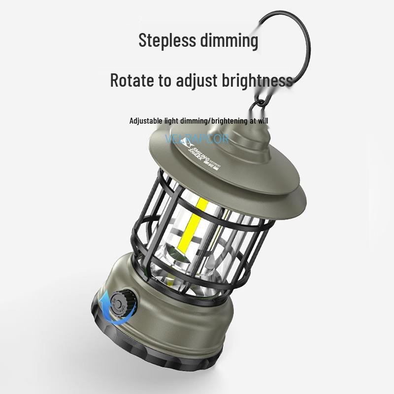 Smile Shark LY-3038 Outdoor Rechargeable Camping Lantern (2-Pack)