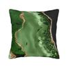 Green And Gold Line Pattern Pillow Case Print Pillow Cover For Sofa Home Decor Vintage Pillowcases