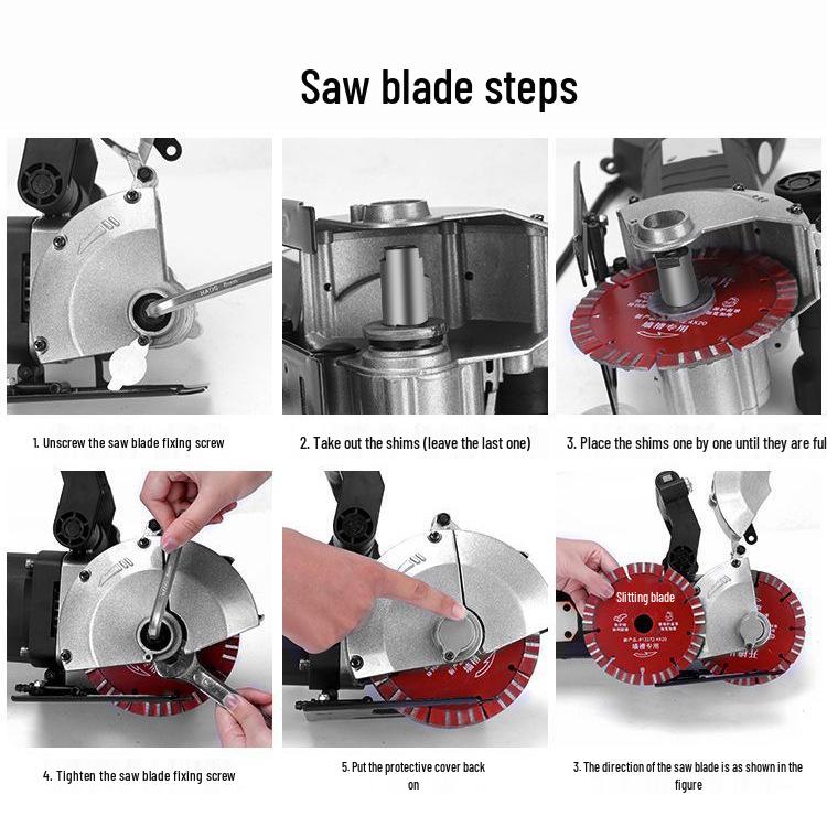 Laser Automatic Electrician & Plumber Dust-Free Concrete Slotting Machine