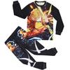 New Movie Comic Print Long Sleeve Pajama Set for Kids and Teens