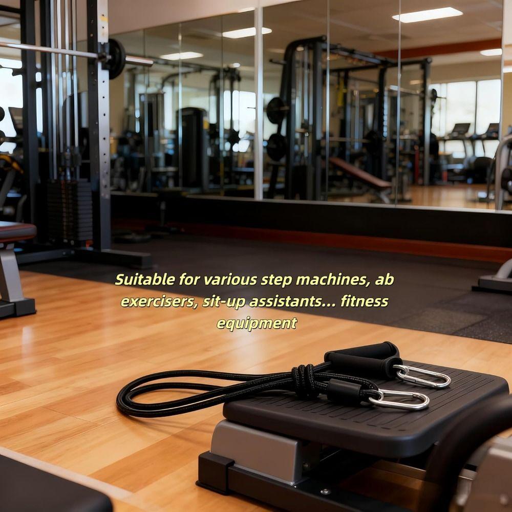 1 Pair with Handle Fitness Resistance Bands Multi-purpose Strength Training Bands  Workout