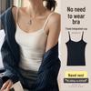 Modal Backless Slim Fit Suspender Jumpsuit with Chest Pads - Women's Seamless Bra-Free Summer Wear
