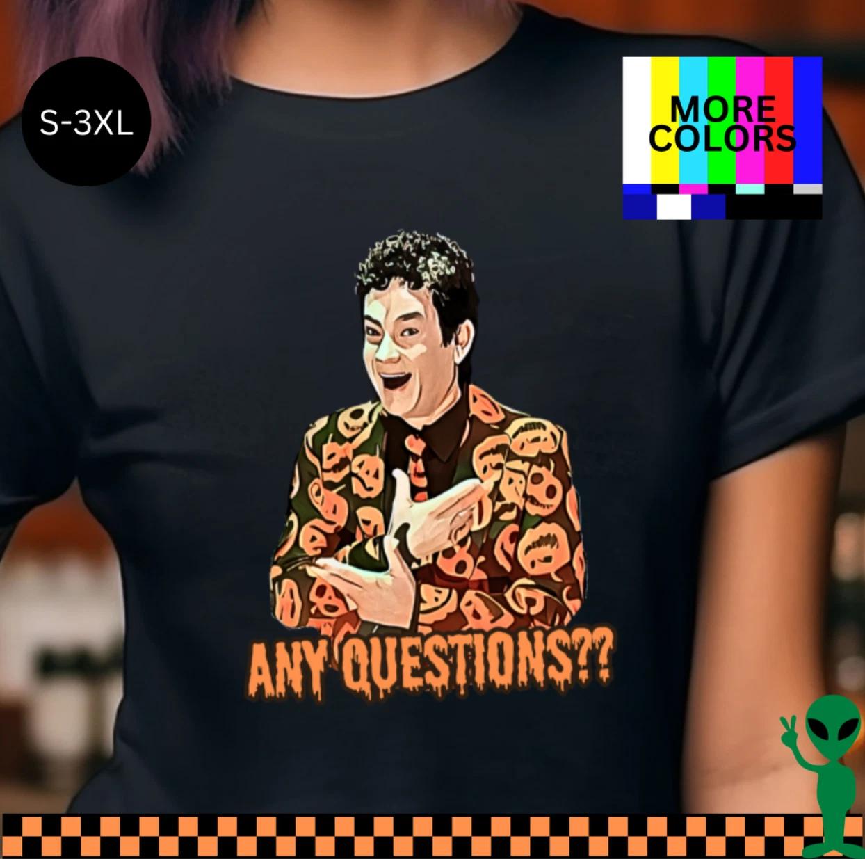 

David S Pumpkins Shirt Tom Hanks SNL Halloween S-3XL Unisex Short-Sleeve XL