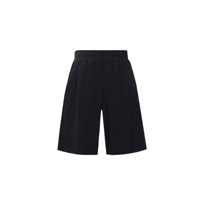 AP. Serie Hochelastische Einfarbige Gestrickte Freizeitshorts Herrenshorts Schwarz A11M331610A-BK