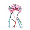 European & American Fashion Carnival Ribbon Hairband: Christmas Butterfly Rainbow Colors