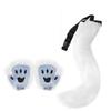 Halloween Fox Costume Set: Mask, Gloves & Plush Tail Cosplay Accessories