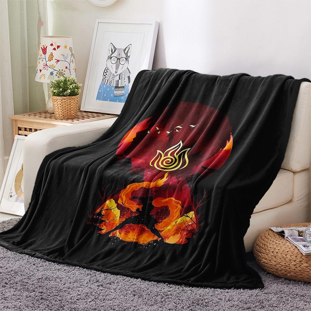Avatar: The Last Airbender  Print Flannel Blanket, High Quality Comfortable for All Seasons, Home Decor, Warmth and Comfort