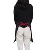 77x62cm Comfortable Waterproof Kitchen Cooking Apron Working Apron with Pockets for Hotel HomeBlack