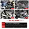 Coperchio Cinghia di Distribuzione Puleggia Ingranaggio Cam Trasparente Per 05-07 Mitsubishi Lancer Evolution 9 EVO IX 4G63t CT9A CT9W Policarbonato
