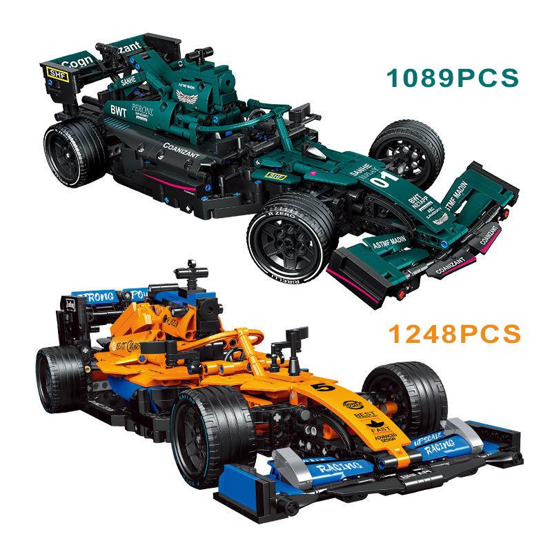

1248 шт. технические F1 Формула гоночный автомобиль, строительные блоки, эксперт, суперскоростной автомобиль, сборные кирпичи, игрушки, подарки для взрослых