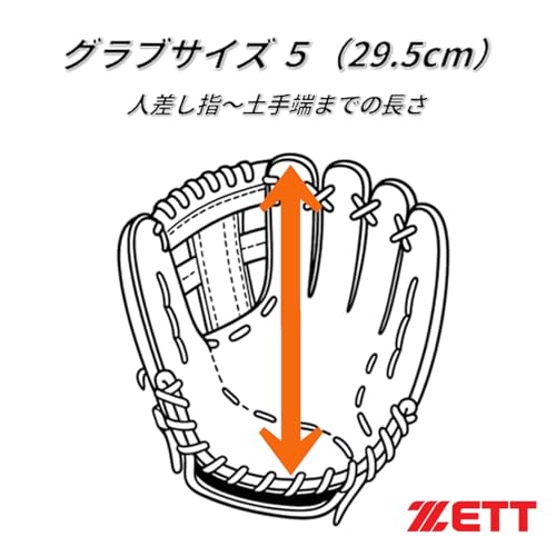 ZETT (ZETT) Baseball/Softball Glove, All-Around, Infield/Outfield, Litex, Right-Handed Throw, Black (1900), BSGB3900A, Web Belt