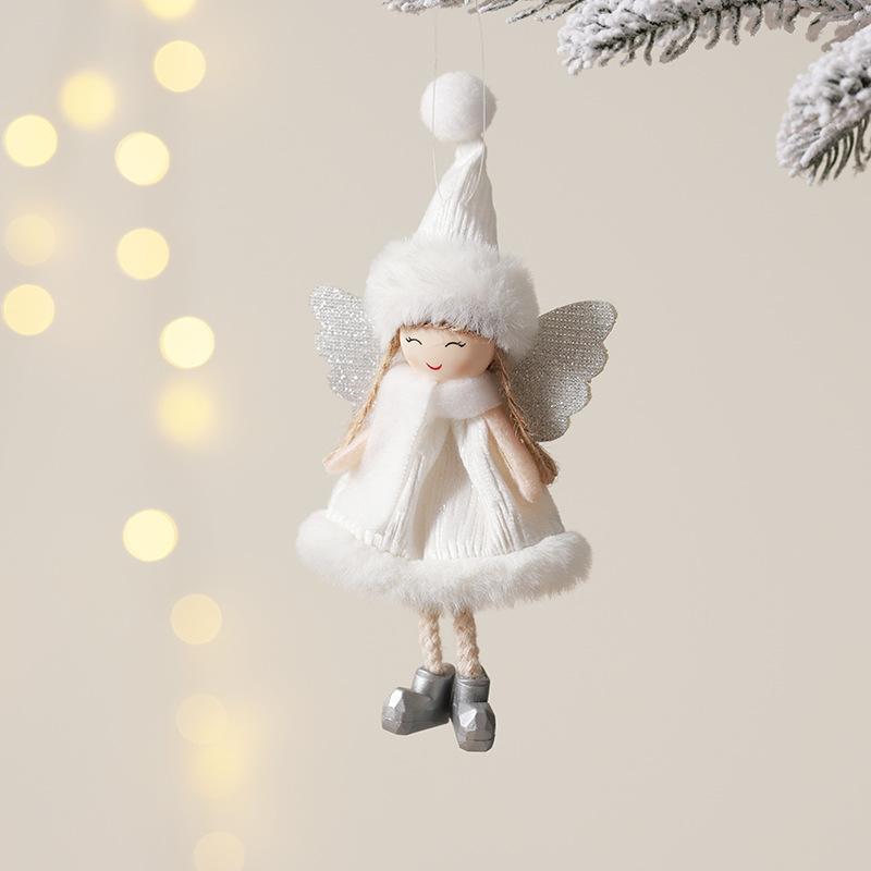 CutPlush Christmas Angel Ornaments - Fairy Doll Hanging Decor for Christmas Treee