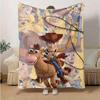 1pc, Toy Story Woody Blanket Soft & Cozy Throw for Home Decor, Couch Cover, Outdoor Use, Travel