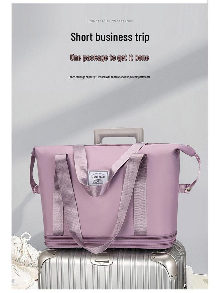 Extra Large Travel Bag with Trolley Sleeve – Oxford Cloth Maternity & Business Bag for Short Trips