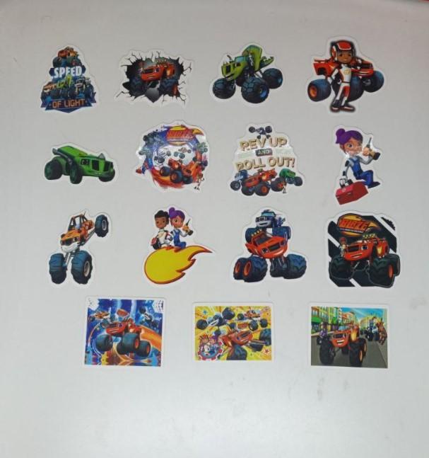 Stickers Blaze and the Monster Machines Sticker Pack Stickers Set 55 Pcs