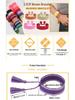 Adjustable European & American Fashion Embroidered Polyester-Cotton Tassel Bracelet with Customizable Logo