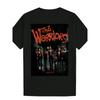 Herren Retro The Warriors Grafik-T-Shirt - Kräftiges Rot & Schwarz Film-inspiriertes Design, Leichtes Rundhals-T-Shirt mit Glänzendem Finish, Lässig für Jeden Tag