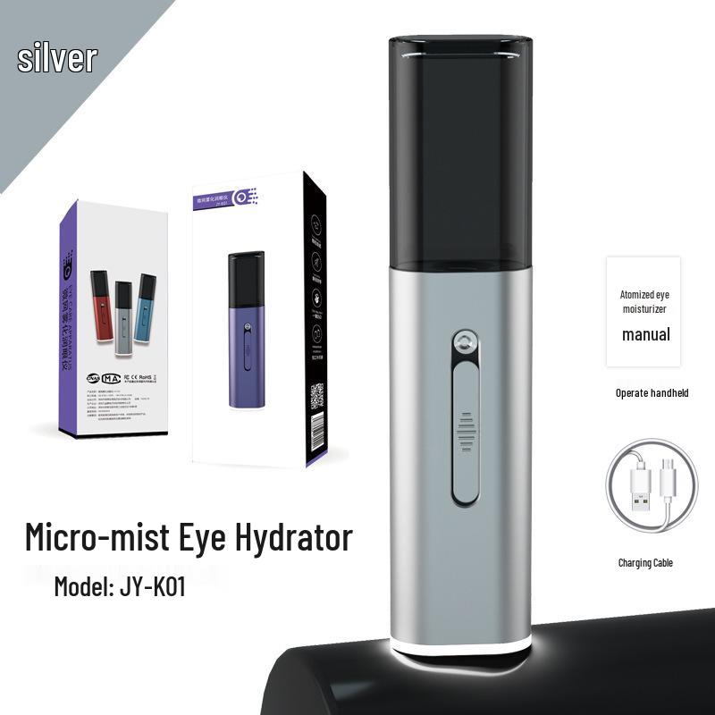 Atomizing Eye Moisturizer & Massager for Dry Eye Syndrome with Replacement Bottle