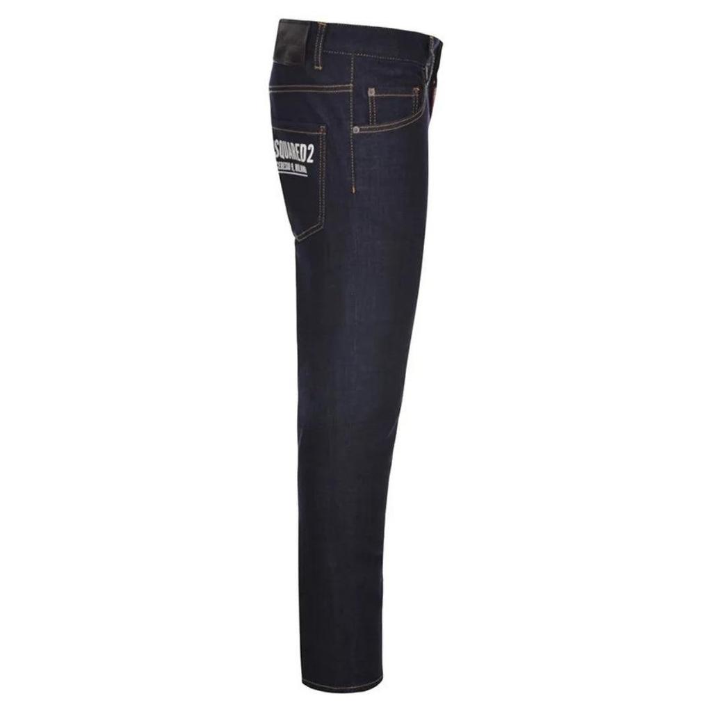 DSquared2 Mens Italian Address Logo Jeans