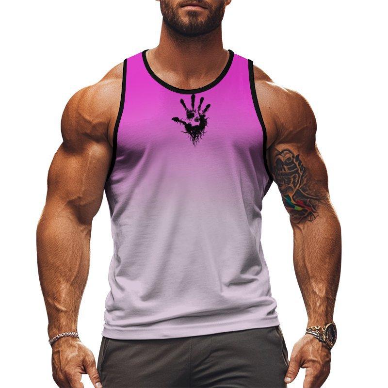 3D Printed Sports Vest Summer Men Y2k Sleeveless Men's Top Oversized Tank Fashion Streetwear T Shirt