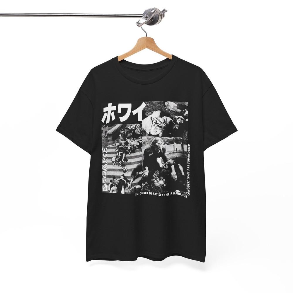Discharge Why Japanese TShirt Discharge TShirt Unisex Tee Unisex T-Shirt XXXL