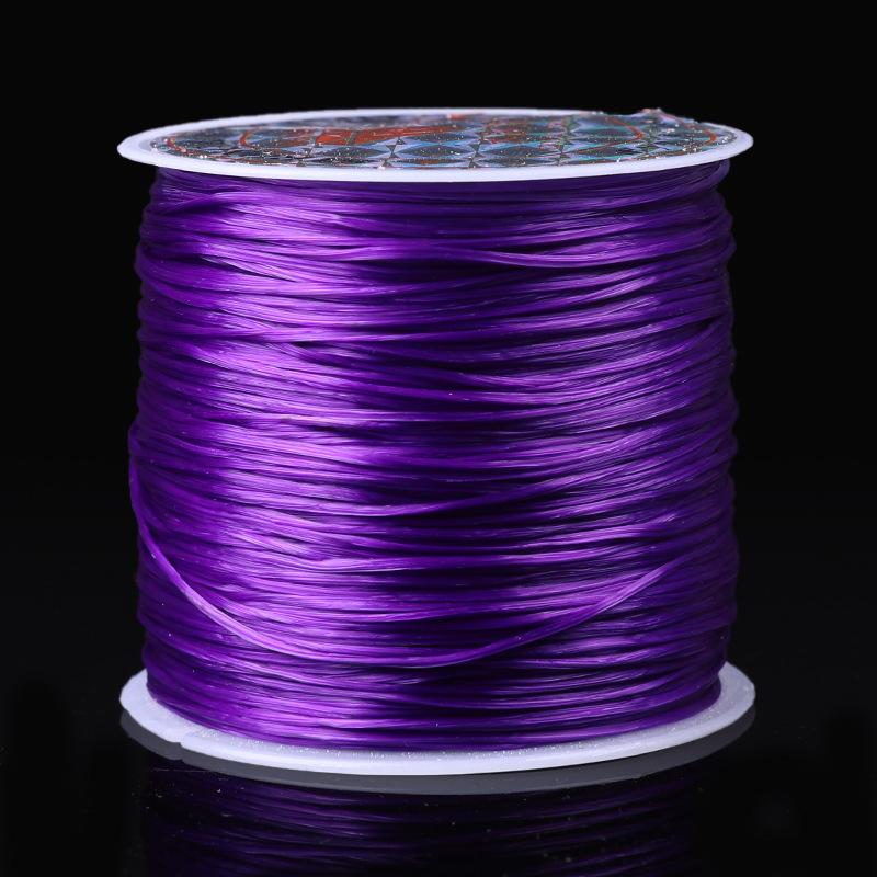 Fir elastic din cristal 0,8 mm Fir elastic din cristal Fir pentru mărgele Fir elastic pentru brățări pentru confecționarea bijuteriilor Confecționarea de mărgele Cordoane și fire pentru mărgelit