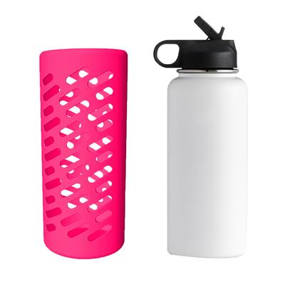 Silicone Water Bottle Protective Sleeve Flask Water Bottles Protective Cover for Outdoor Camping