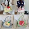 Japanese Fruit Small Shoulder Bag With Nylon Material For Casual Daily Use