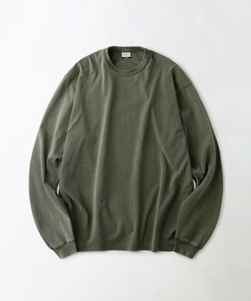 OUTSTANDING [2Pack] Vintage Washing Long Sleeve Tee_Vintage Olive/Vintage Charcoal