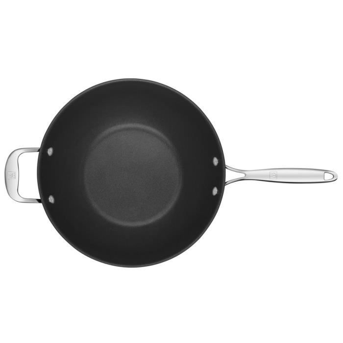 Wok - ZWILLING Forte - 30 cm - Aluminium Forgé - Antiadhésif - Tous feux compatibles