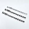 Autocollant Emblème Insigne Logo 3D V6 KOMPRESSOR pour Voiture Mercedes Benz C180 C200 C230 CLK200 SLK200 CLS350 E300 SL350 NP6