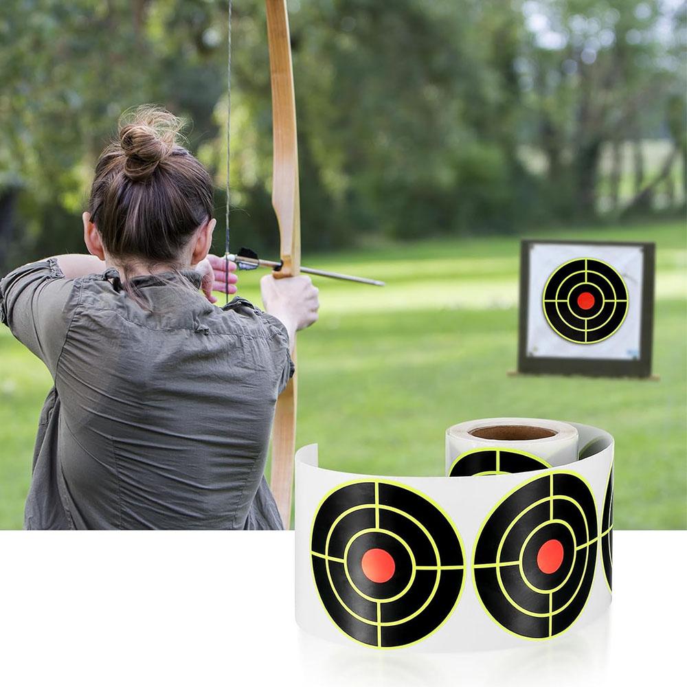 200pcs 7.6cm Self-Adhesive Shooting Splatter Targets Stickers