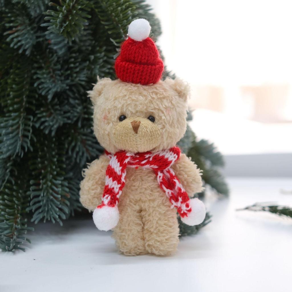 Cross-Border Christmas Bear Onesie Scarf: Cute Tree Decoration Pendant