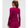 Lululemon Swiftly Tech Long Sleeve Shirt 2.0  Hip Length Berry Rumble Berry Rumble