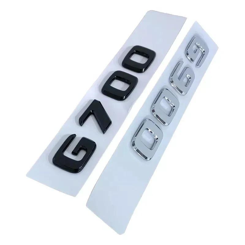 Emblema Distintivo Lettere 3D Cromo Nero per Bagagliaio Auto Per Mercedes-Benz G350 G500 G550 G700 G800 G880 G900 Accessori WX4