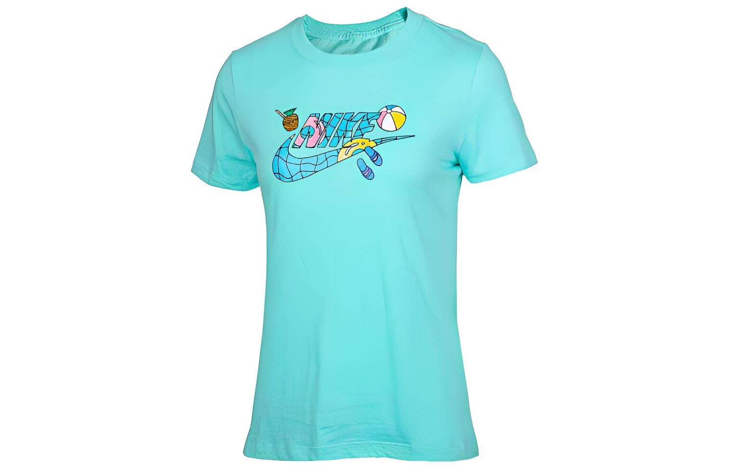 Nike Set in Sleeve T Shirt Women s Green CI1130-307 M
