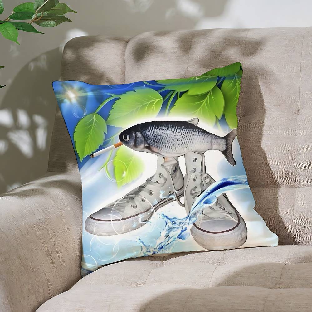 CuteFrutiger Aero Arts Customizable Square Pillowcases Stylish And Soft Perfect For Beds Cars And Sofas