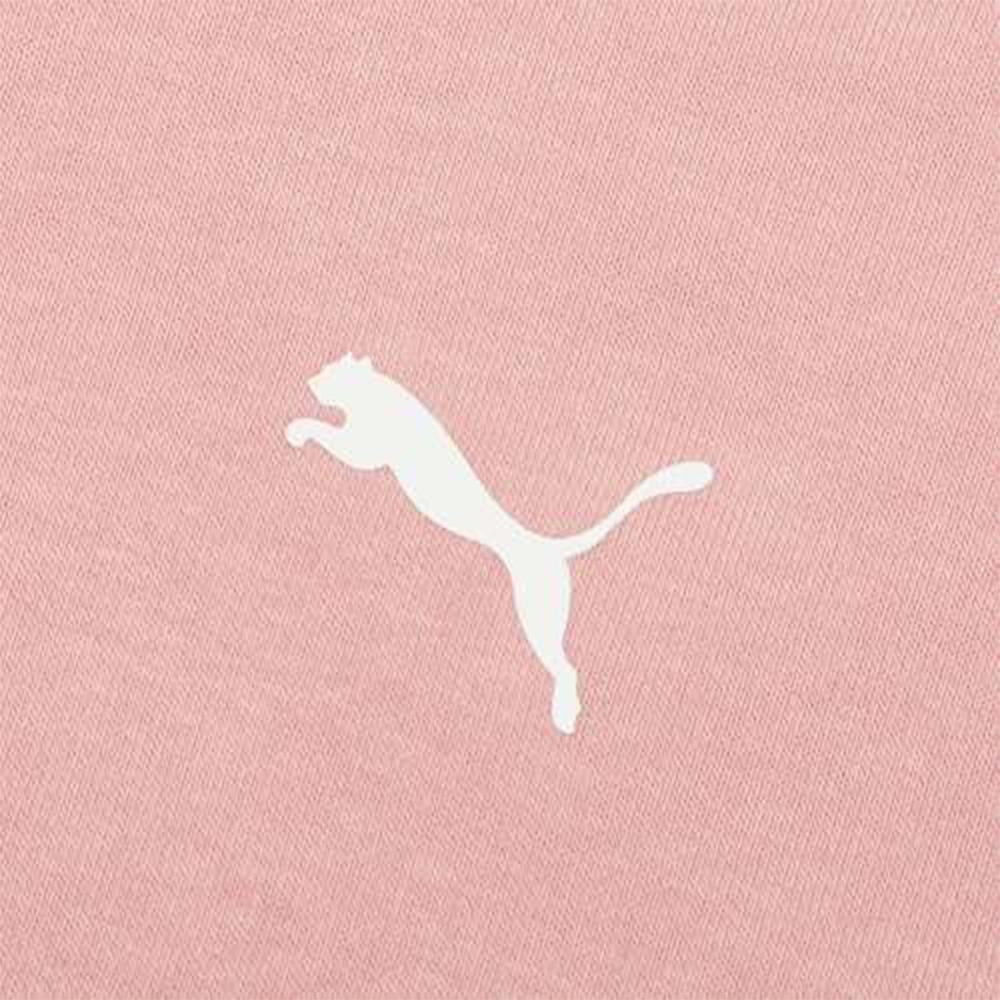 Puma Style Cat Cropped Hoodie Women Tops Bridal-Pink 587162-14