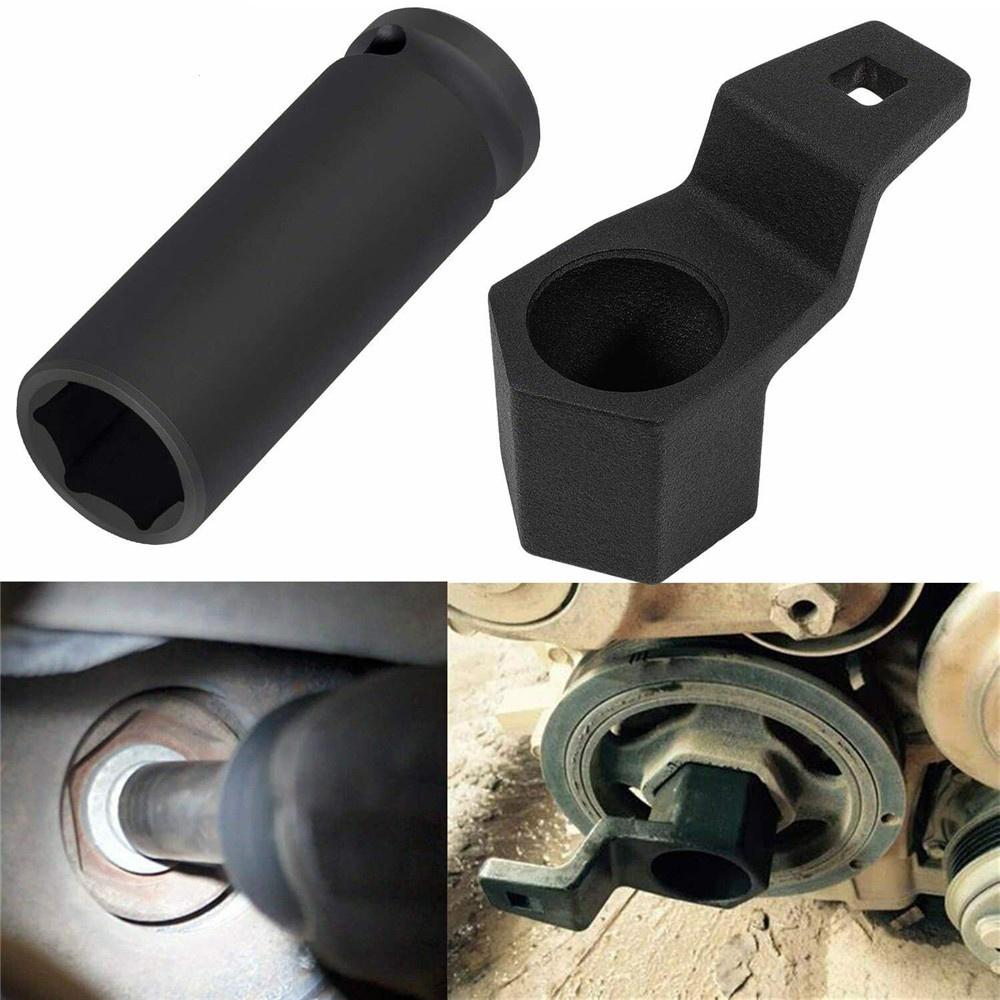 50Mm Crankshaft Pulley Removal Tool+19Mm Socket For Honda Acura Accord Civic Crv