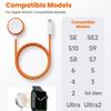 Magnetic Wireless Charger for Apple Watch Series 11 10 9 8 7 6 5 4 SE 2 3 Ultra 1M PD Wireless Fast Charging Cable for iWatch